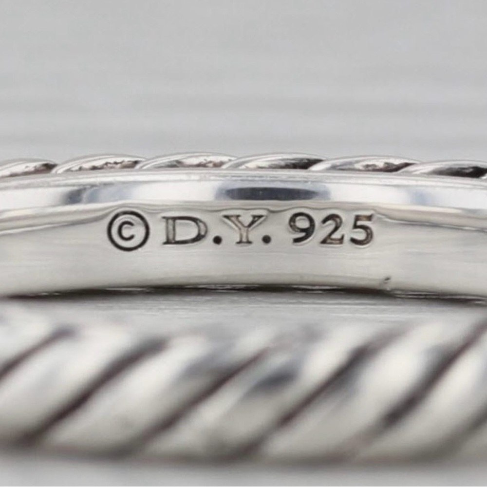 David Yurman Twisted Cable Stackable Ring - Silver - image 3
